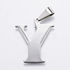 Tarnish Resistant 304 Stainless Steel Pendants STAS-F106-95P-Y-2