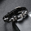 Cowhide Cord Bracelets PW-WG51325-01-1