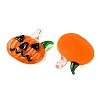 Halloween Handmade Lampwork Pendants LA-CBADA4A-01-2