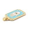 Rack Plating Brass Pendants KK-F852-28G-3