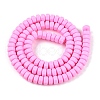 Handmade Polymer Clay Beads Strand CLAY-T021-01G-2