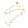 304 Stainless Steel Pendant Necklaces NJEW-H029-02G-Z-2
