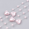 ABS Plastic Imitation Pearl Beaded Trim Garland Strand AJEW-S071-02B-1