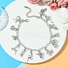 Tibetan Style Alloy Animal Charm Bracelets BJEW-FS00012-3