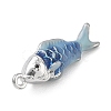 304 Stainless Steel Enamel Pendants STAS-I369-02P-02-2