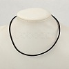 Cowhide Leather Necklace Making AJEW-JW00001-03-2