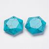 Synthetic Turquoise Pendants G-P264-05-2