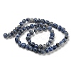 Natural Blue Spot Jasper Bead Strands G-F465-53-3