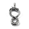 Tibetan Style Alloy Pendants TIBE-L012-039AS-07-1