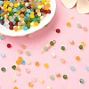12 Strands 12 Colors Imitate Austrian Crystal Bicone Frosted Glass Beads Strands GLAA-F029-TM4mm-4