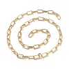Soldered Brass Paperclip Chains CHC-G005-19G-3