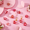 16Pcs 8 Styles Handmade Lampwork Beads LAMP-GA0001-12-5