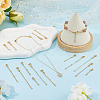 24Pcs 6 Style Brass Cable Chain Extender KK-GO0001-54-6