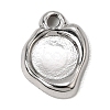304 Stainless Steel Pendant Cabochon Settings SA-CBA9B1E-01C-P-1