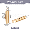 304 Stainless Steel Slide On End Clasp Tubes STAS-UN0044-82A-G-4