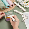4Pcs Wood Weaving Comb Sets TOOL-WH0155-173-3