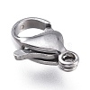 Tarnish Resistant 316 Surgical Stainless Steel Lobster Claw Clasps STAS-M281-01P-D-2