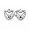 Non-Tarnish 304 Stainless Steel Charms STAS-F249-34P-1