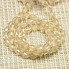 Electroplate Glass Beads Strands X-EGLA-J013-4X6mm-F23-2
