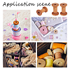 Wooden Empty Spools for Wire TOOL-WH0125-86-6