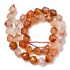 Natural Red Agate Beads Strands G-Z119-A02-03-4