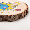 Printed Wood Round Sheets AJEW-WH0363-004-4