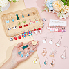 5 Styles Iron Resin Dangle Earring Sets EJEW-UN0002-80-4