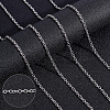 5M Tarnish Resistant 304 Stainless Steel Cable Chains CHS-BBC0001-16-4