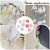 60Pcs 4 Colors UV Plating Acrylic Bead Caps PACR-PA0001-12A-6