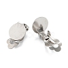 Tarnish Resistant 304 Stainless Steel Clip-on Earring Finding STAS-G250-02P-A-3