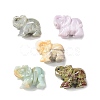 Elephant Natural Gemstone Figurine Display Decoration G-F737-02B-1