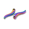 Ion Plating(IP) 304 Stainless Steel Pendants STAS-B032-05MC-2