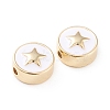 Brass Enamel Beads LS-KK-F814-03G-1