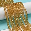 Transparent Glass Beads Strands EGLA-A035-T4mm-D17-2