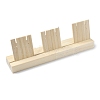 1-Slot Wooden Earring Display Card Stands EDIS-R027-01A-01-4