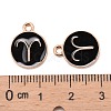 Alloy Enamel Pendants ENAM-S124-01B-08A-2