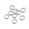 304 Stainless Steel Open Jump Rings X-STAS-E464-09K-S-1