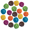 Wicker Rattan Balls AJEW-GF0001-10-1
