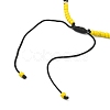 Glass Seed Braided Bead Bracelet for Women BJEW-JB09628-4