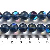 Synthetic Moonstone Beads Strands G-P528-J03-23-4