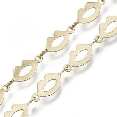 Brass Lip Link Chains CHC-N018-056-1