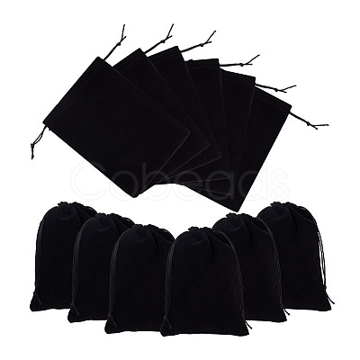 Velvet Packing Pouches Drawstring Bags ABAG-WH0046-30A-1
