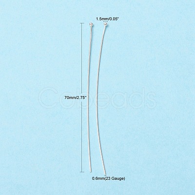 Brass Ball Head Pins RP0.6x70mm-S-1