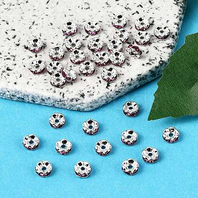 Brass Grade A Rhinestone Beads RSB04C04-1