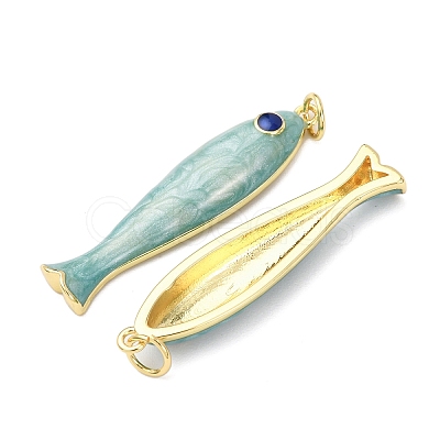 Brass Pendants KK-D019-29C-02G-1