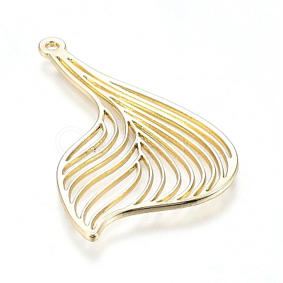 Hollow Alloy Jewelry Pendants PALLOY-Z001-04LG-1