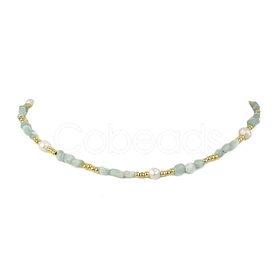 Natural Glass Tumbled Stone NJEW-JN06287-1