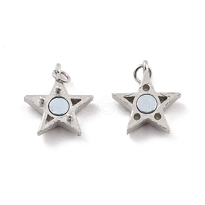Anti-Tarnish Rhodium Plated 925 Sterling Silver Magnetic Clasps STER-A001-04P-1