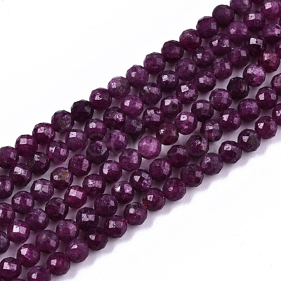 Natural Ruby Beads Strands G-S362-077-1