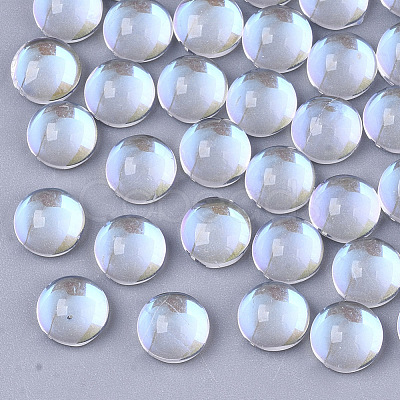 Transparent Glass Cabochons EGLA-N004-03D-01-1